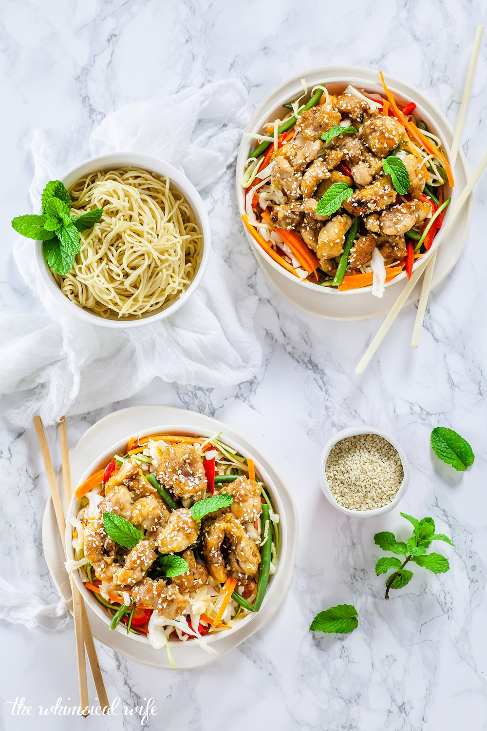 Healthy Honey Sesame Chicken { GF, DF, Nut & Egg Free} | The Whimsical Wife